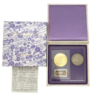 天皇陛下御即位記念 記念硬貨 10万円金貨 平成2年 純金 30g 金貨 K24 