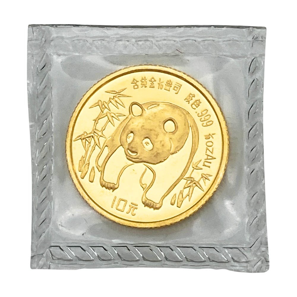 パンダ金貨 25元 1985年 純金 7.7g 1/4oz 金貨 ゴールド K24 中国