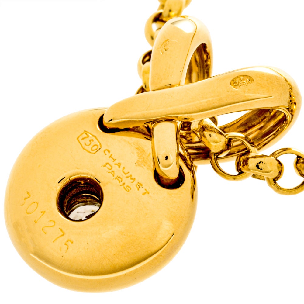 CHAUMET リアン　ダイヤモンドブレスyellow gold ショーメ CHAUMET リアン ネックレス ダイヤモンド K18YG 12.5g