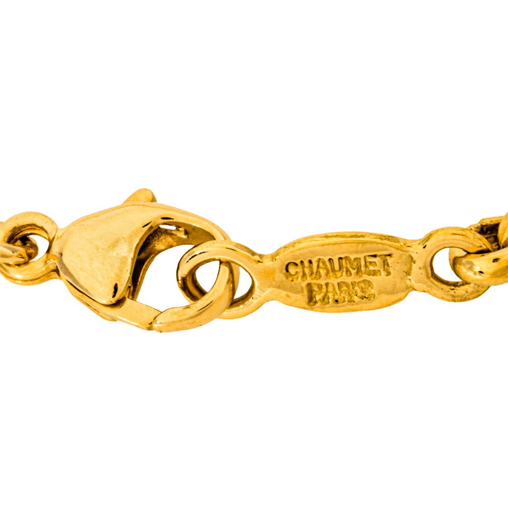 ショーメ CHAUMET リアン ネックレス ダイヤモンド K18YG 12.5g