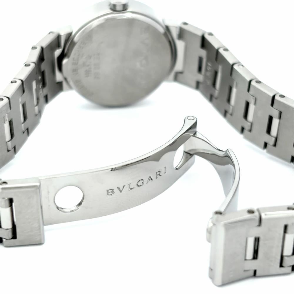 ブルガリ BVLGARI BB23SS ブルガリブルガリ 腕時計 ブラック文字盤 SS