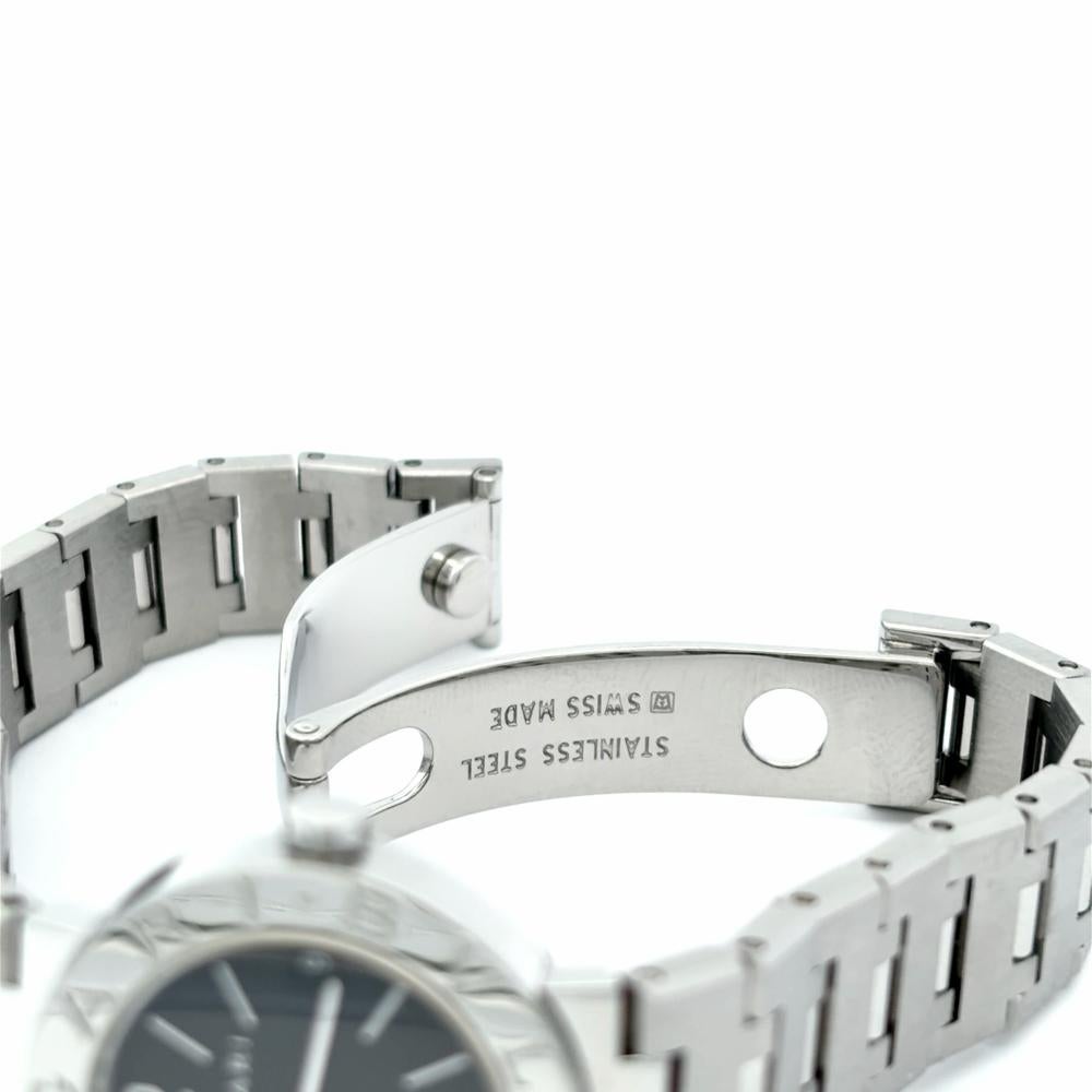 ブルガリ BVLGARI BB23SS ブルガリブルガリ 腕時計 ブラック文字盤 SS