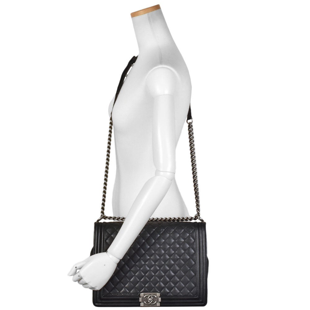 シャネル CHANEL ボーイシャネル マトラッセ30 ショルダーバッグ