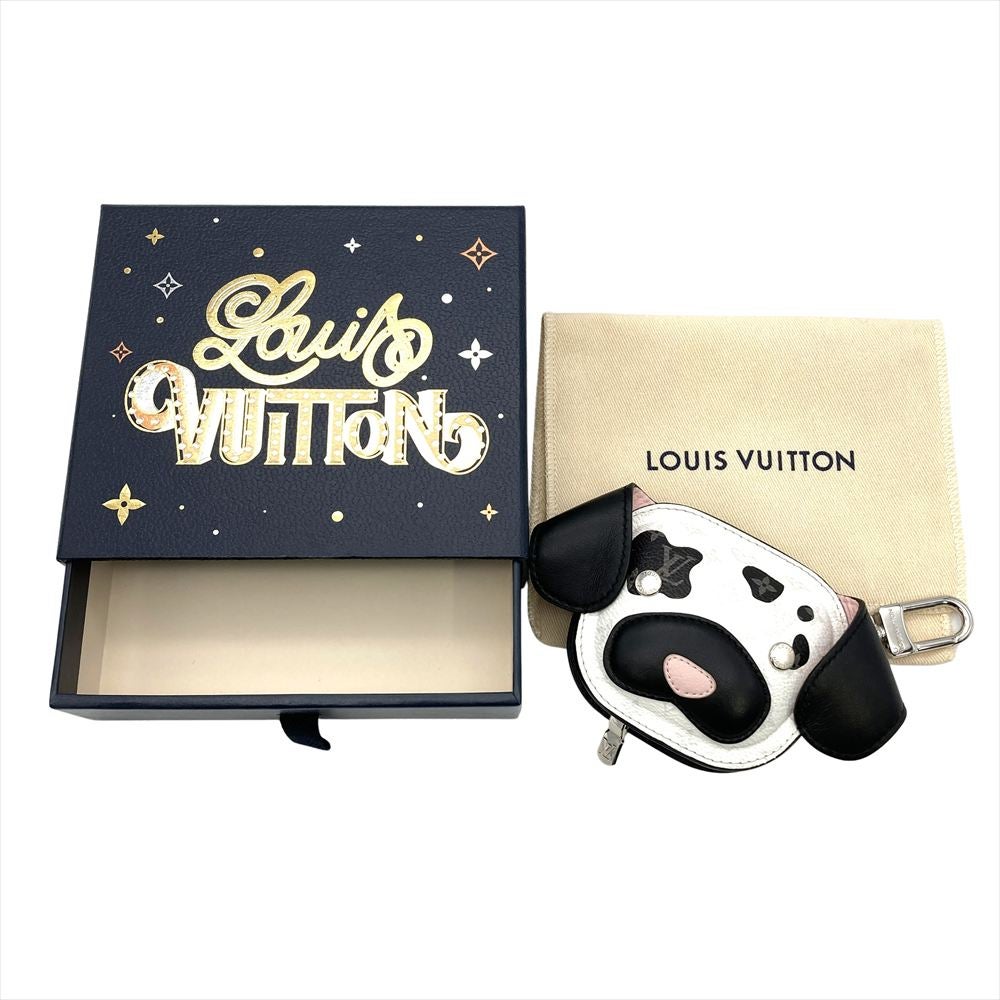 ルイヴィトン LOUIS VUITTON ドッグ バッグチャーム ブロン Blanc
