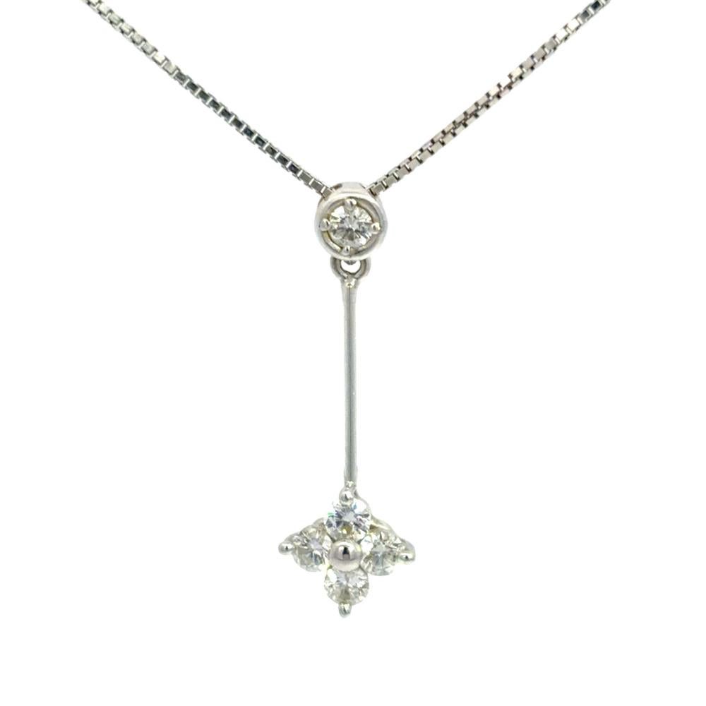 タサキ TASAKI バランス ノート ピアス ダイヤモンド 0.23ct K18PG 3.8