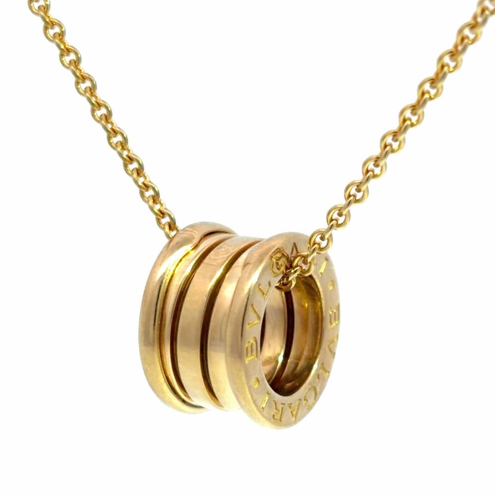 ブルガリ BVLGARI ビー・ゼロワン ネックレス K18YG 12.1g イエロー