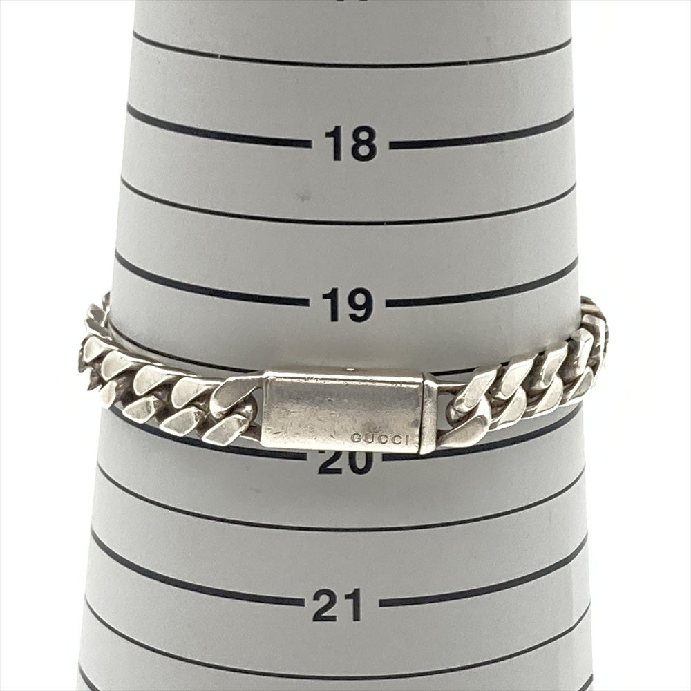 グッチ GUCCI 喜平 チェーン ブレスレット SV925 42.7g シルバー【中古