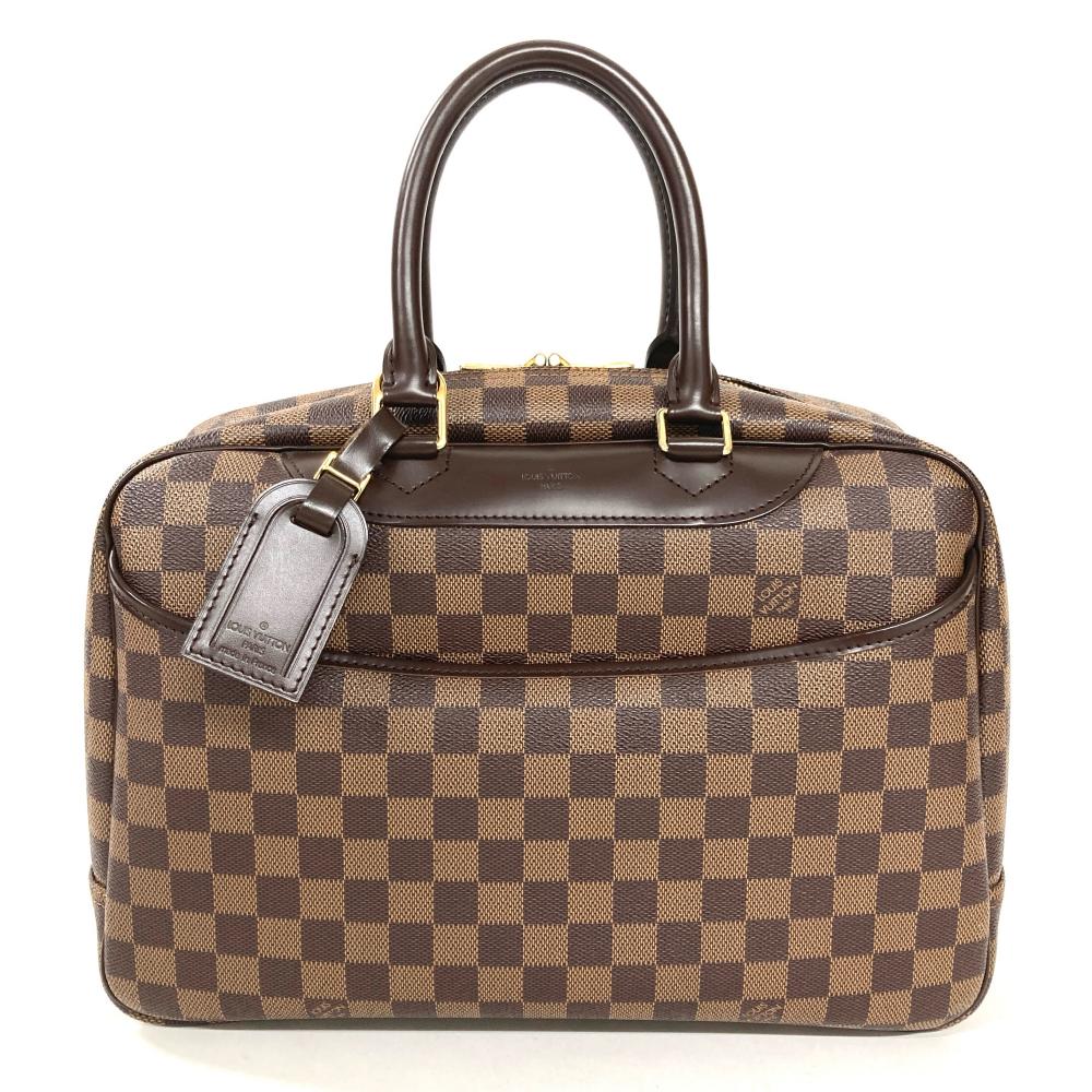 ルイヴィトン LOUIS VUITTON ドーヴィル ハンドバッグ ダミエ エベヌ