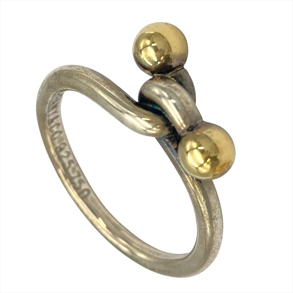 ティファニー Tiffany&Co. フック＆アイ リング 指輪 約9号 SV925 2.4g