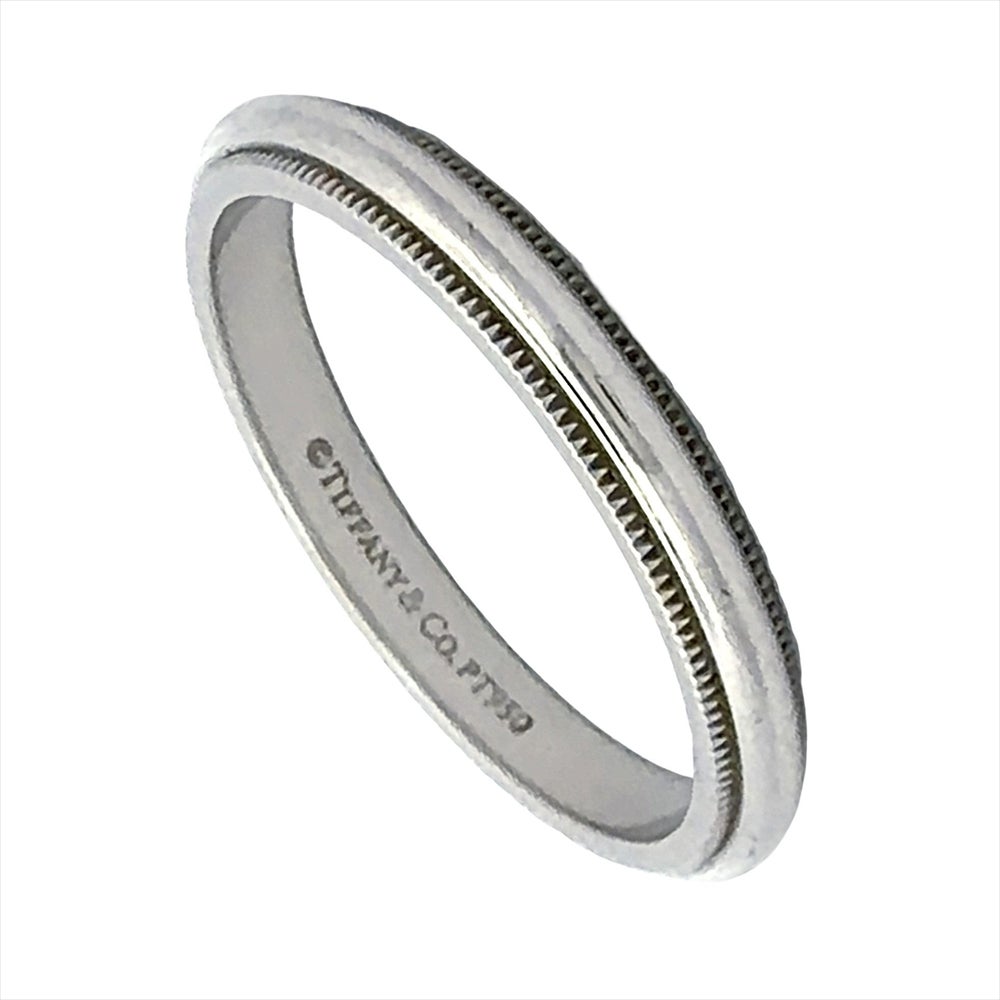 ティファニー Tiffany&Co. トゥギャザー ミルグレイン リング 指輪 約