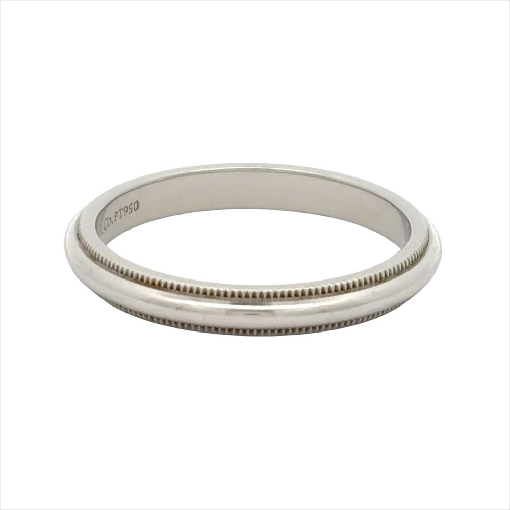 ティファニー Tiffany&Co. トゥギャザー ミルグレイン リング 指輪 約