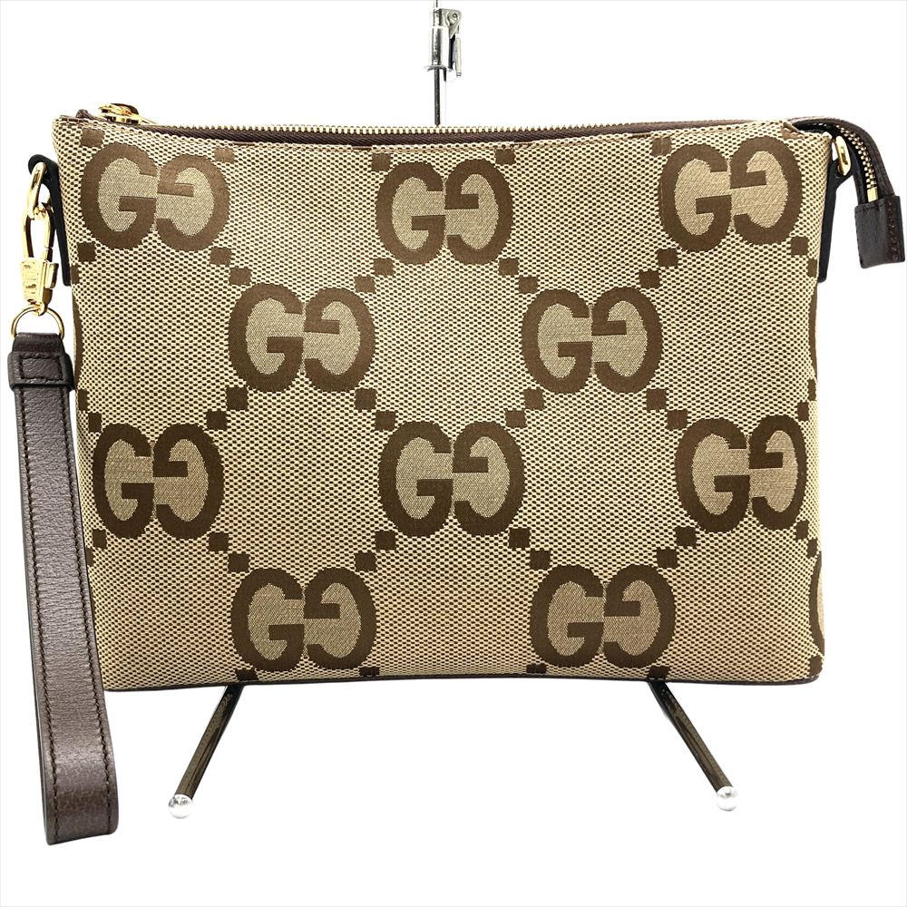 グッチ GUCCI ジャンボGG ショルダーバッグ セカンドバッグ 2WAY GG