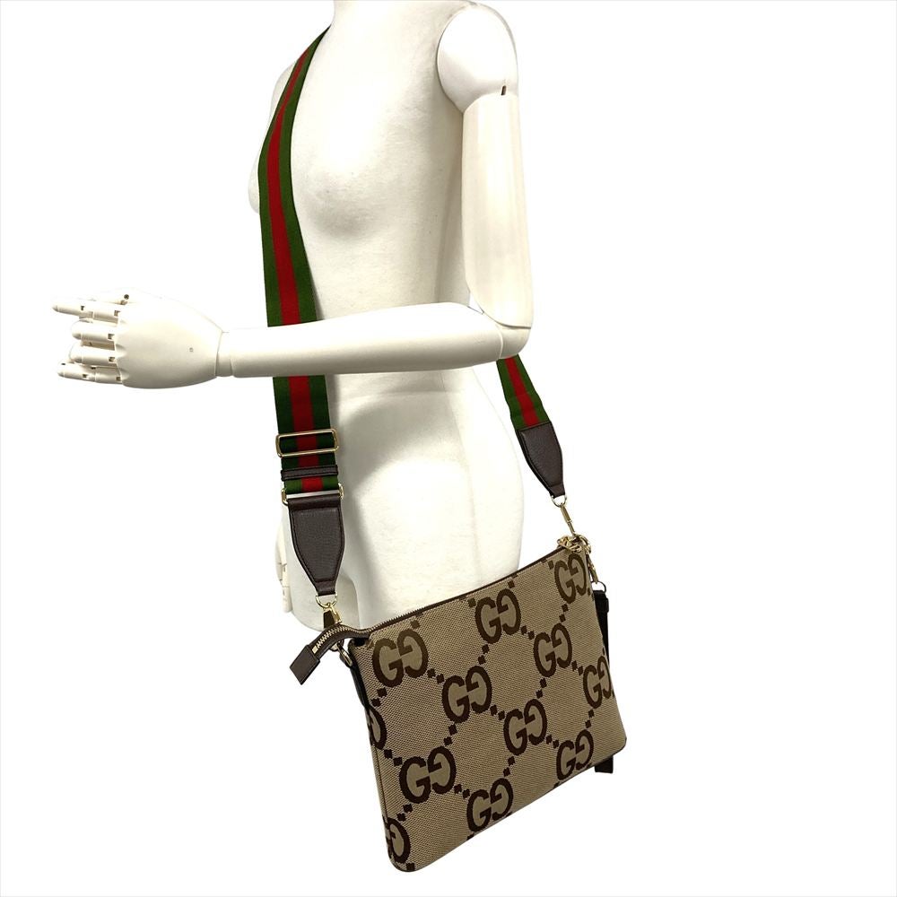 グッチ GUCCI ジャンボGG ショルダーバッグ セカンドバッグ 2WAY GG