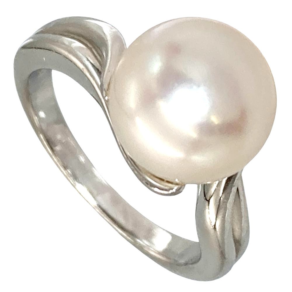 ミキモト MIKIMOTO パール 1P リング 指輪 約9号 Pt950 8.2g 真珠 約