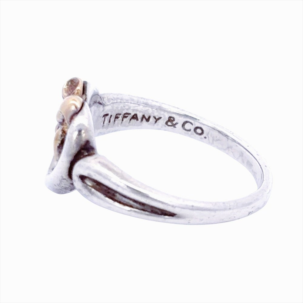 ティファニー Tiffany&Co. ハート リボン リング 指輪 約10号 SV925