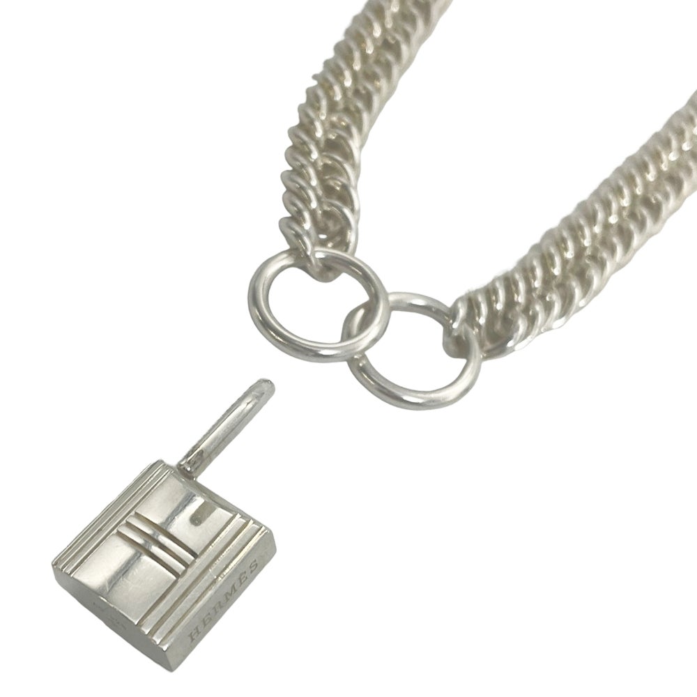 エルメス HERMES ケリー カデナ ロング ネックレス SV925 179.7g