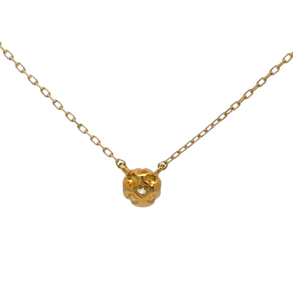 アーカー AHKAH ティア ネックレス ダイヤモンド 0.05ct K18YG 0.9g