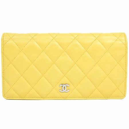シャネル CHANEL タイムレスクラシック マトラッセ 長財布 ラムスキン