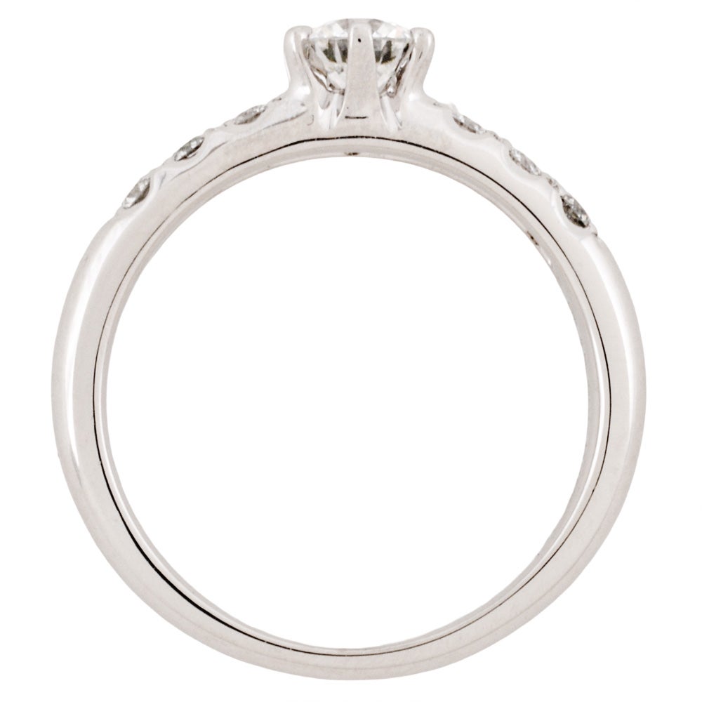 ミキモト MIKIMOTO ソリティア リング 指輪 ダイヤモンド 0.25ct 約7号