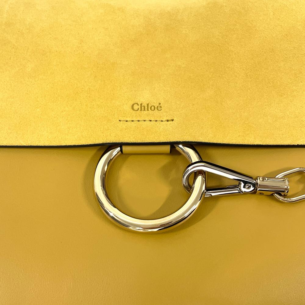 クロエ Chloe フェイ FAYE ショルダーバッグ レザー イエロー クラッチ