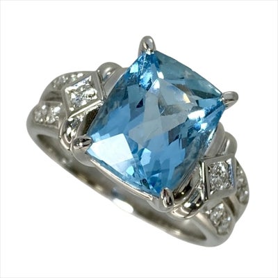 タサキ TASAKI リング 指輪 アクアマリン 2.97ct 約11.5号 Pt900 9.1g 