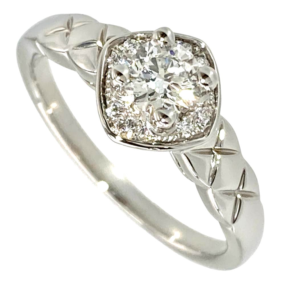 シャネル CHANEL ココクラッシュ リング 指輪 ダイヤモンド 0.27ct #49