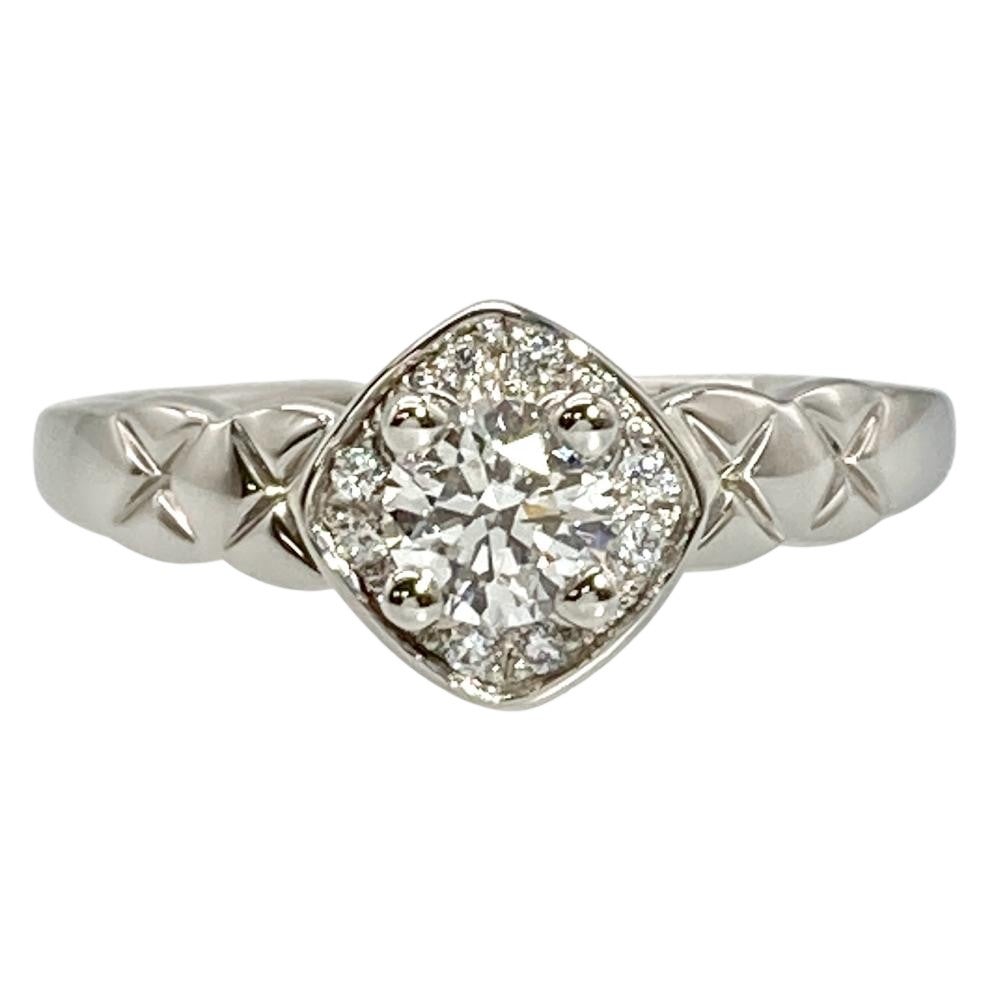 シャネル CHANEL ココクラッシュ リング 指輪 ダイヤモンド 0.27ct #49