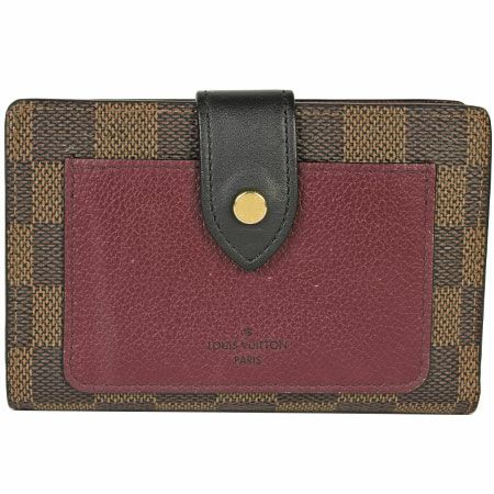 ルイヴィトン✨ ダミエ エベヌ ポルトフォイユ ジュリエット 二つ折り財布 希少 ルイヴィトン LOUIS VUITTON ポルトフォイユ ジュリエット 二つ折り