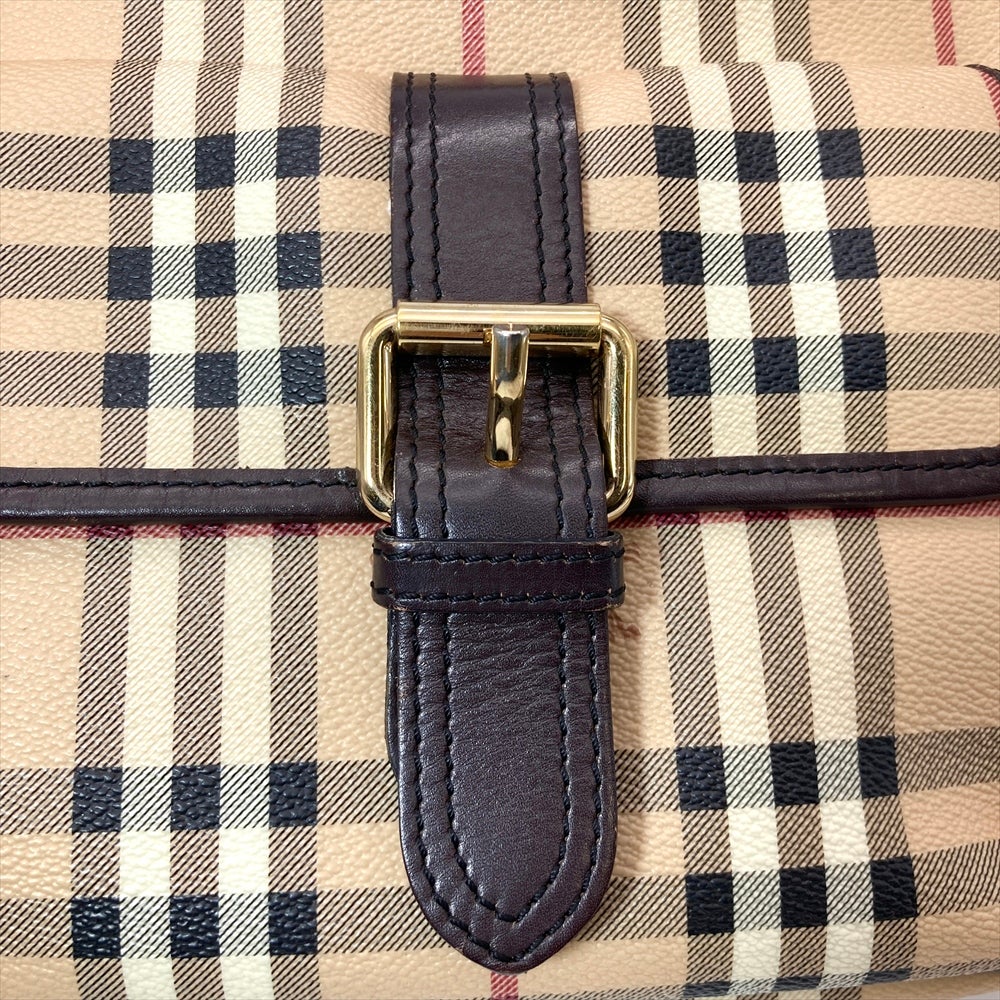 バーバリー BURBERRY ノバチェック ショルダーバッグ ベージュ