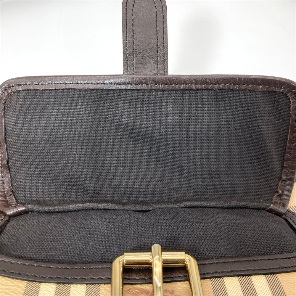 バーバリー BURBERRY ノバチェック ショルダーバッグ ベージュ ブラウン シャドーホース レディース【中古】 BURBERRY（バーバリー） ノバチェック ショルダーバッグ ベージュ