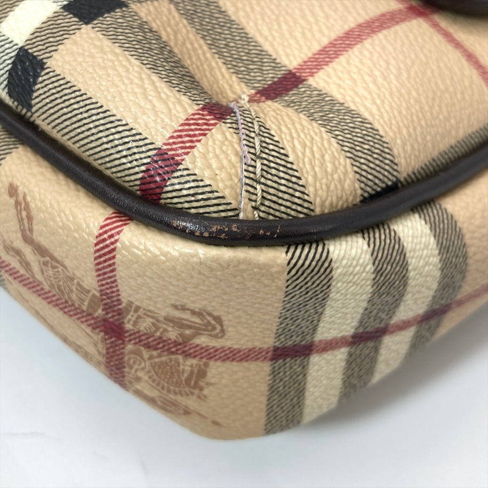 バーバリー BURBERRY ノバチェック ショルダーバッグ ベージュ ブラウン シャドーホース レディース【中古】 BURBERRY（バーバリー） ノバチェック ショルダーバッグ ベージュ