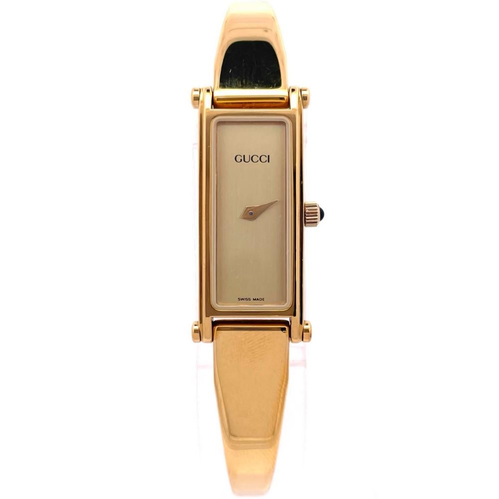 グッチ GUCCI 1500L 腕時計 ゴールド文字盤 電池交換済 稼働品 レディース【中古】 グッチ GUCCI 1500L 腕時計 ゴールド文字盤 電池交換済 稼働品