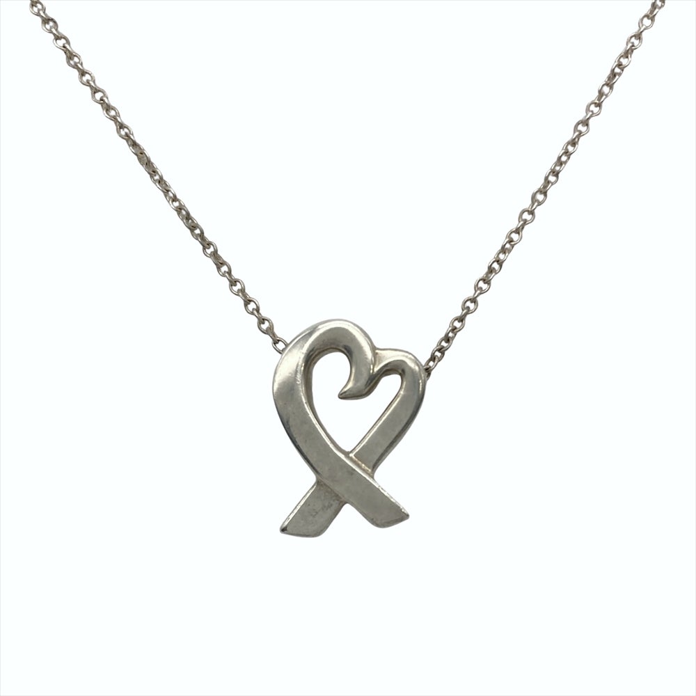 ティファニー Tiffany&Co. ラビングハート ネックレス SV925 2.7g
