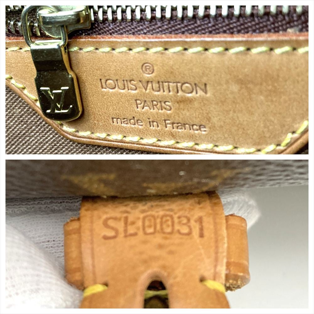 ルイヴィトン LOUIS VUITTON ソローニュ ショルダーバッグ モノグラム キャンバス M42250 ブラウン ゴールド金具 SL0031【中古】 LOUIS VUITTON（ルイ・ヴィトン） ソローニュ ショルダーバッグ