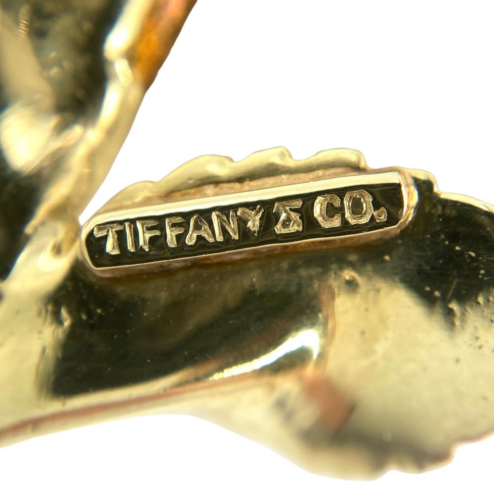 ティファニー Tiffany&Co. フラワーモチーフ ブローチ ダイヤモンド
