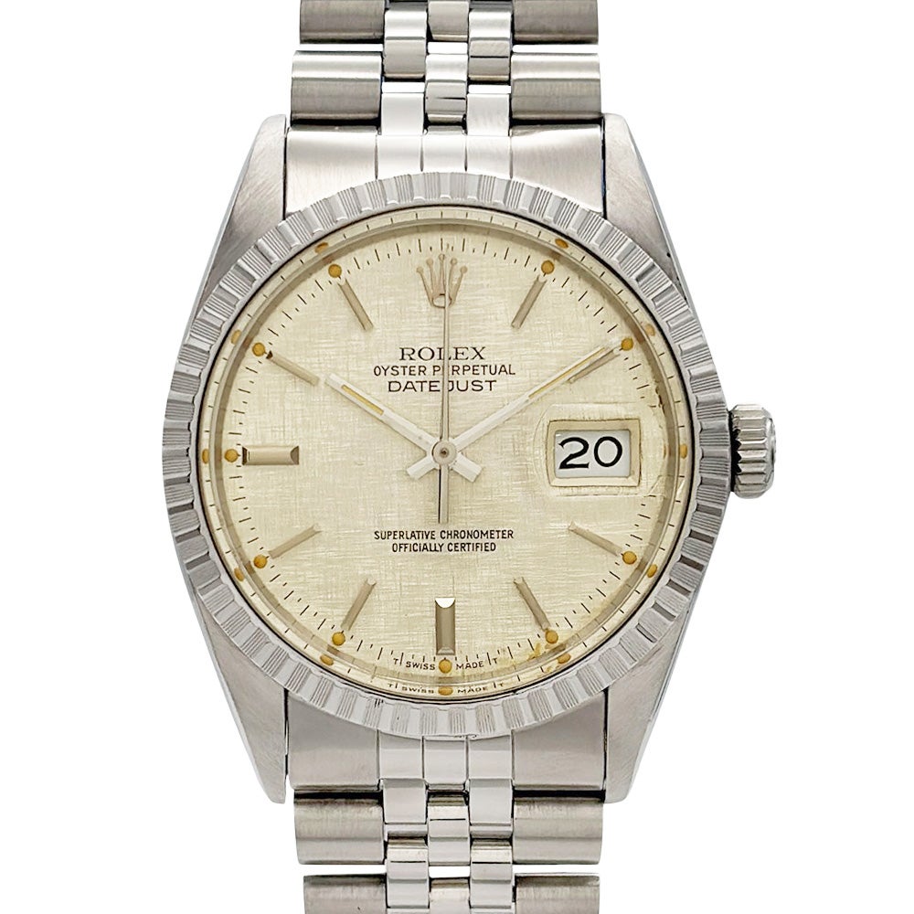 ロレックス ROLEX 69173 デイトジャスト 腕時計 ホワイト文字盤 SS×YG
