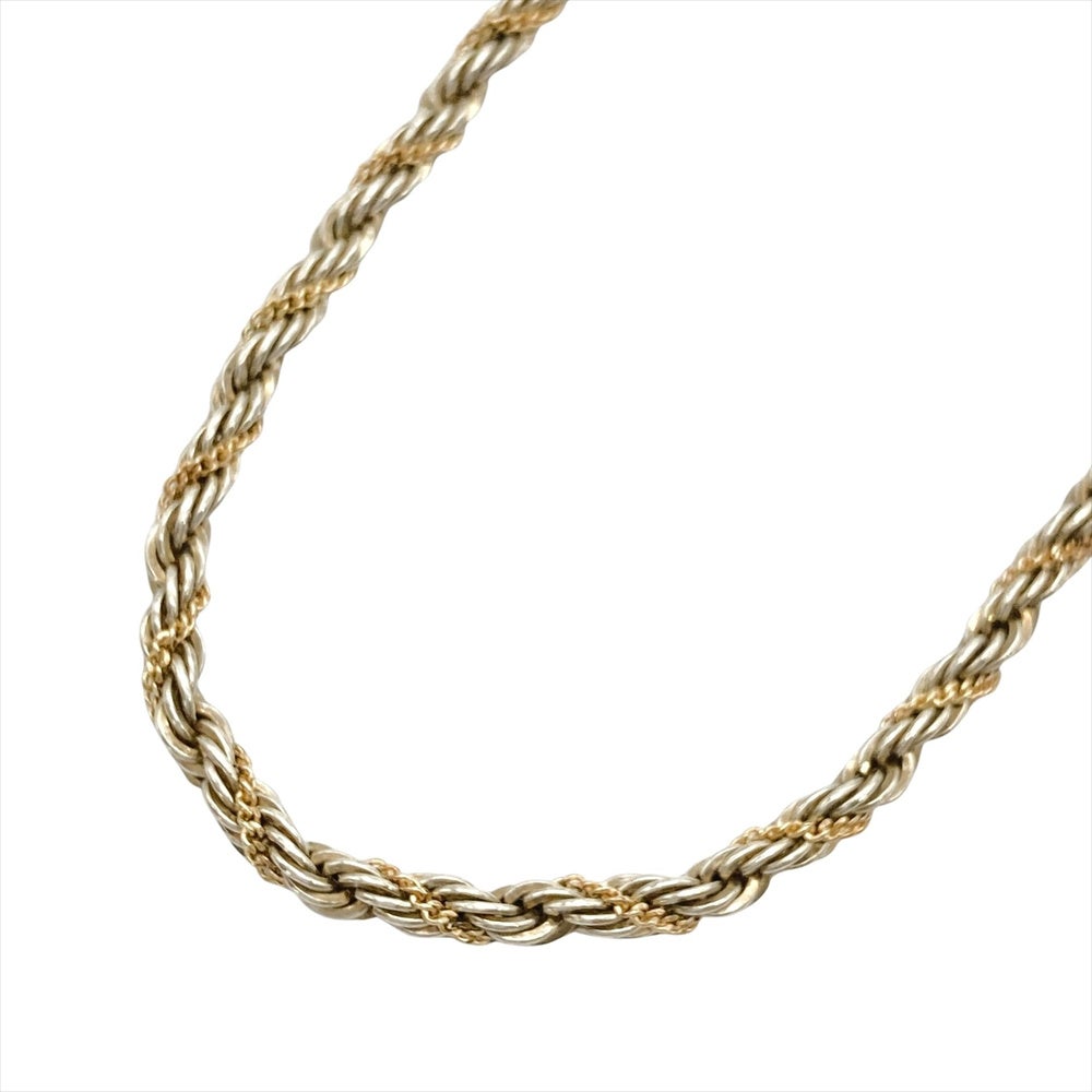 ティファニー Tiffany&Co. ツイスト チェーン ネックレス SV925 15.0g