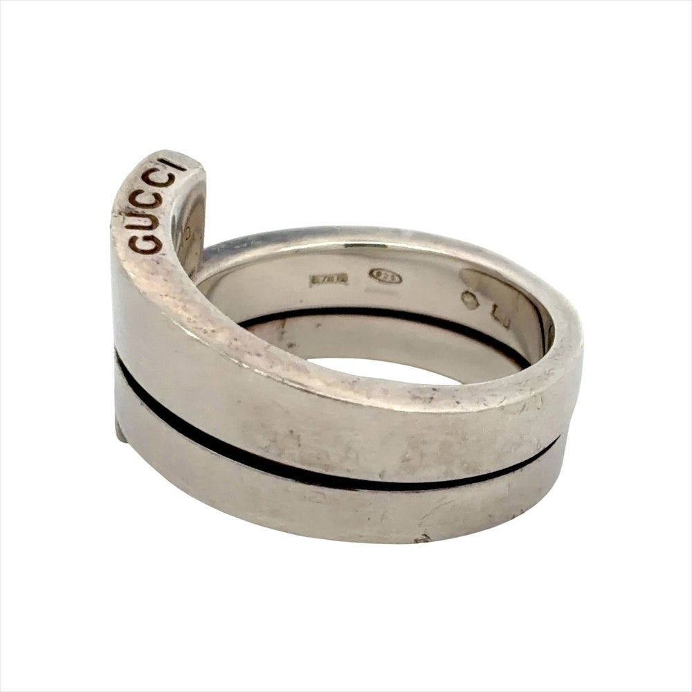 グッチ GUCCI スパイラル スネーク リング 指輪 #16 SV925 11.7g