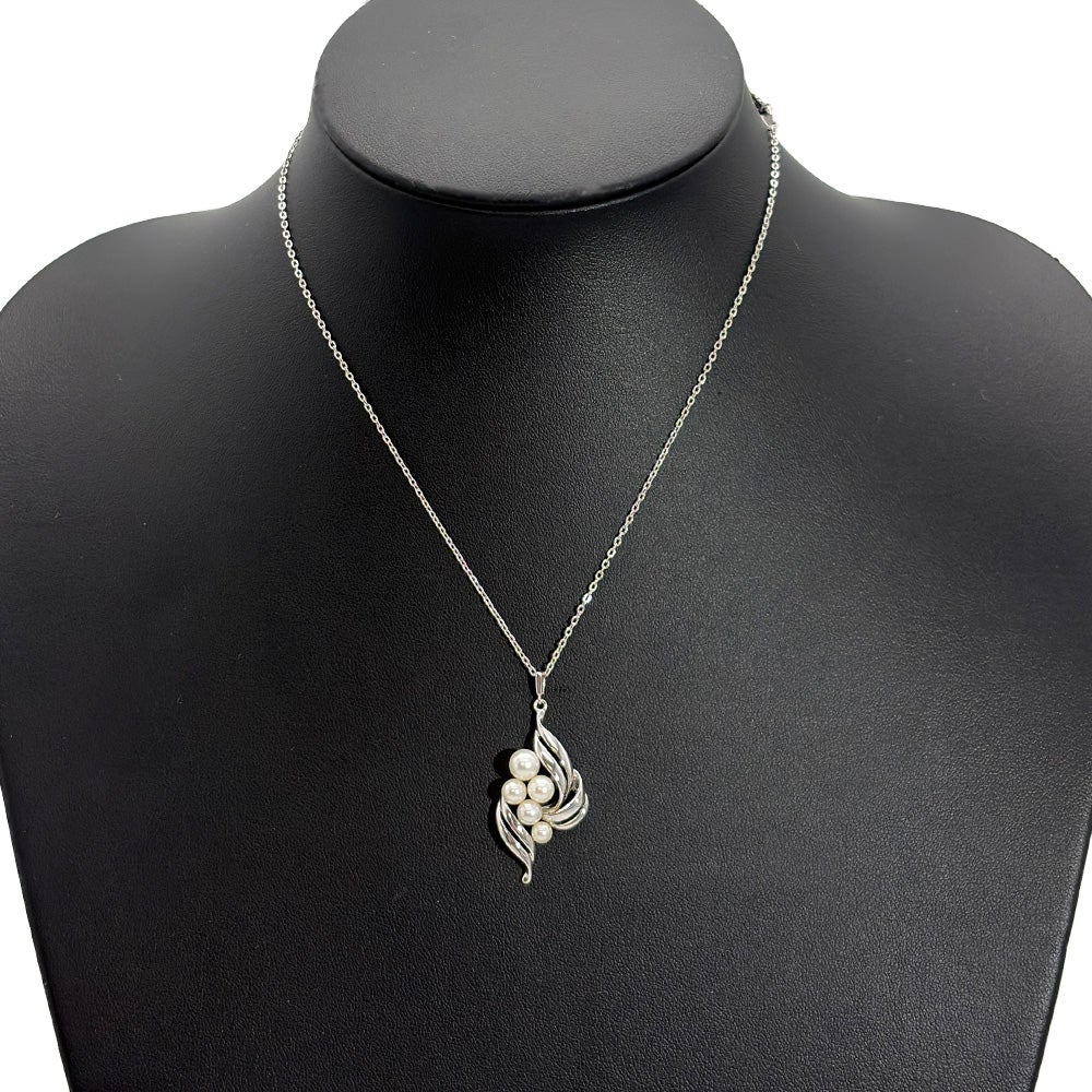 ミキモト MIKIMOTO ベビーパール ネックレス スターリングシルバー 5.0