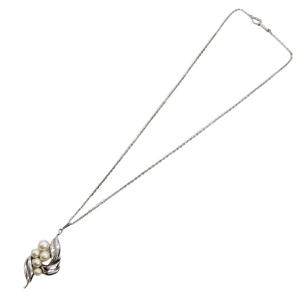 ミキモト MIKIMOTO ベビーパール ネックレス スターリングシルバー 5.0
