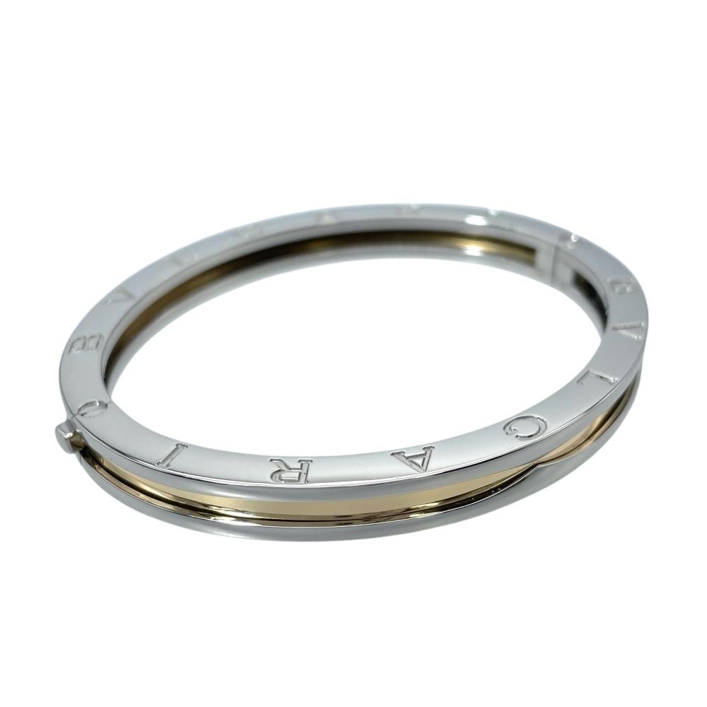 BVLGARI ブルガリ ビーゼロワン ステンレス バングル 腕時計 美品