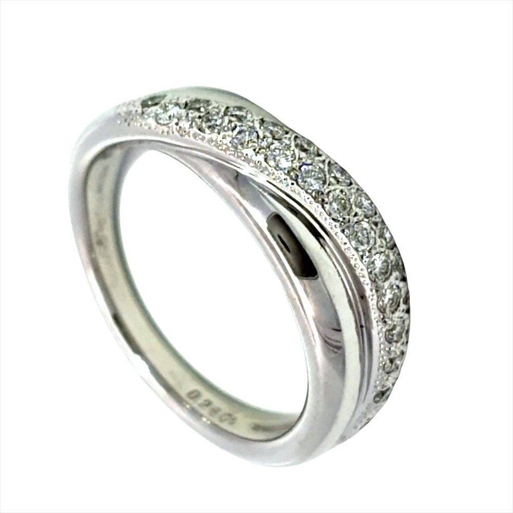 ミキモト MIKIMOTO パヴェ ダイヤ リング 指輪 ダイヤモンド 0.26ct 約