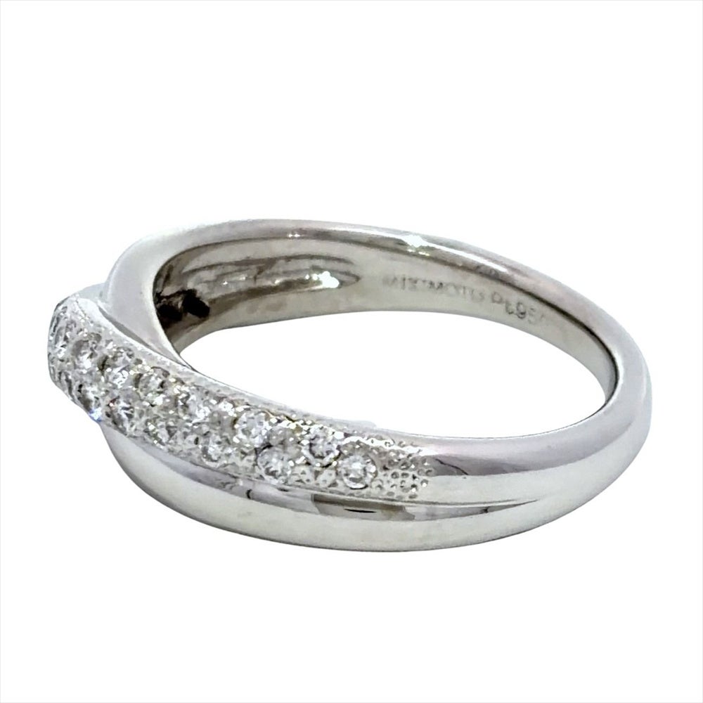 ミキモト MIKIMOTO パヴェ ダイヤ リング 指輪 ダイヤモンド 0.26ct 約