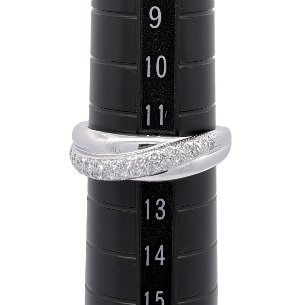 ミキモト MIKIMOTO パヴェ ダイヤ リング 指輪 ダイヤモンド 0.26ct 約