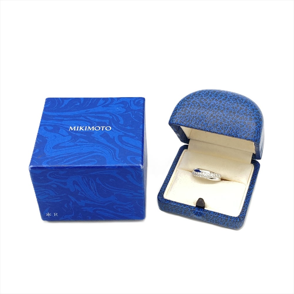 ミキモト MIKIMOTO パヴェ ダイヤ リング 指輪 ダイヤモンド 0.26ct 約