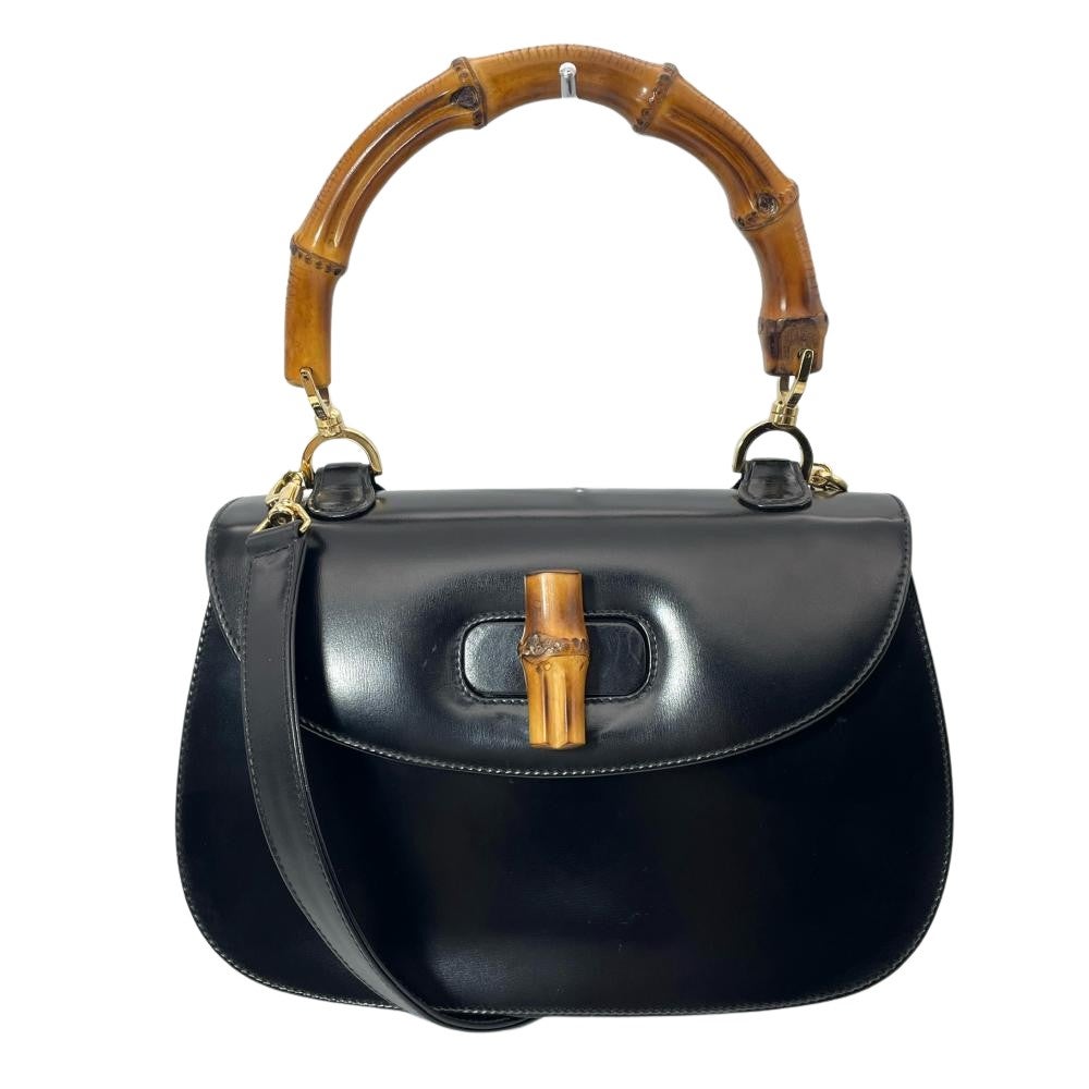 グッチ GUCCI バンブー ハンドバッグ レザー 000 2684 0633 ブラック