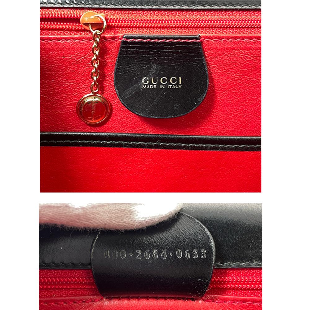 グッチ GUCCI バンブー ハンドバッグ レザー 000 2684 0633 ブラック