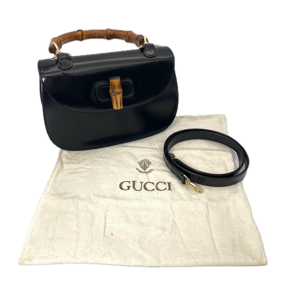グッチ GUCCI バンブー ハンドバッグ レザー 000 2684 0633 ブラック