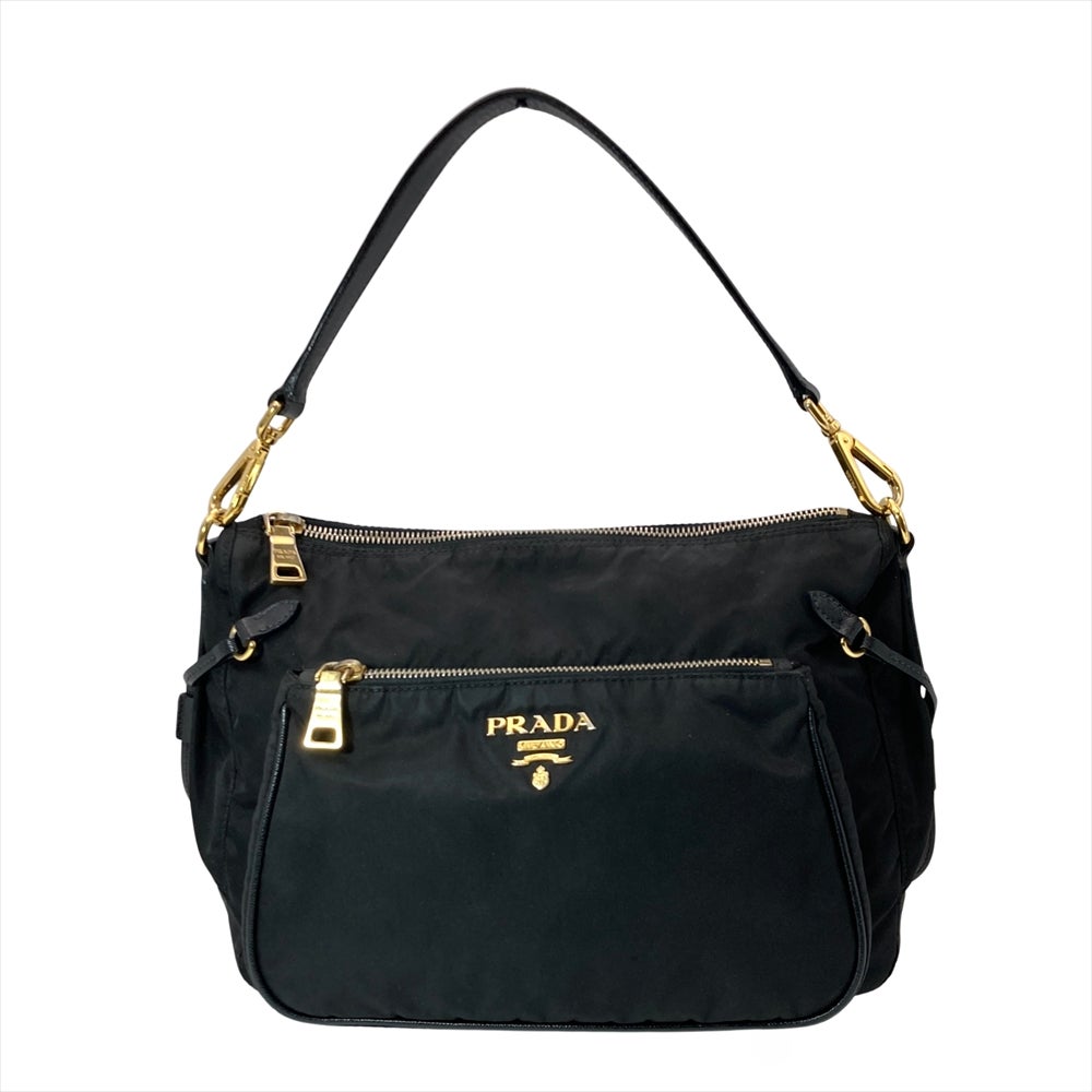 プラダ PRADA ショルダーバッグ 2WAY ナイロン BR4080 ブラック