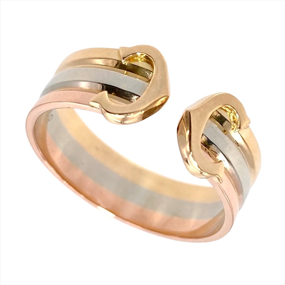 ミキモト MIKIMOTO パール 7P リング 指輪 ダイヤモンド 約12号 K18YG